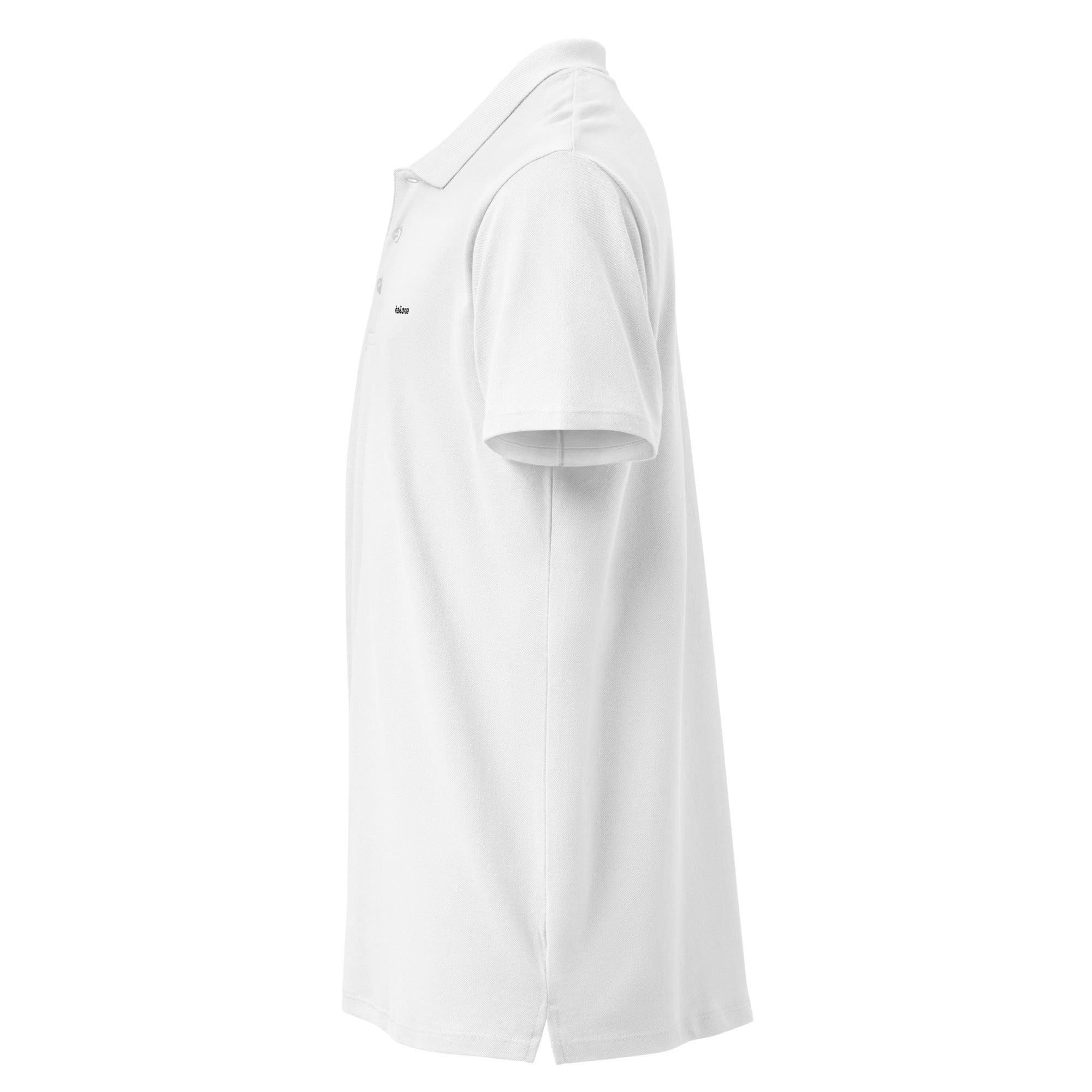 Premium-Piqué-Poloshirt: Poloshirt mit Logo - Hall.one