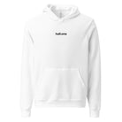 Unisex-Kapuzenpullover: Kapuzenpullover mit Logo - Hall.one