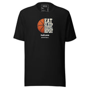 hall.one Unisex T-Shirt | Eat Sleep Basketball Repeat – Image 1 of 28