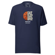 hall.one Unisex T-Shirt | Eat Sleep Basketball Repeat – Image 2 of 28