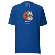 hall.one Unisex T-Shirt | Eat Sleep Basketball Repeat – Image 6 of 28