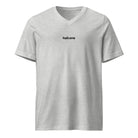 Kurzärmeliges Unisex-T-Shirt mit V-Ausschnitt: T-Shirt bedruckbar - Hall.one