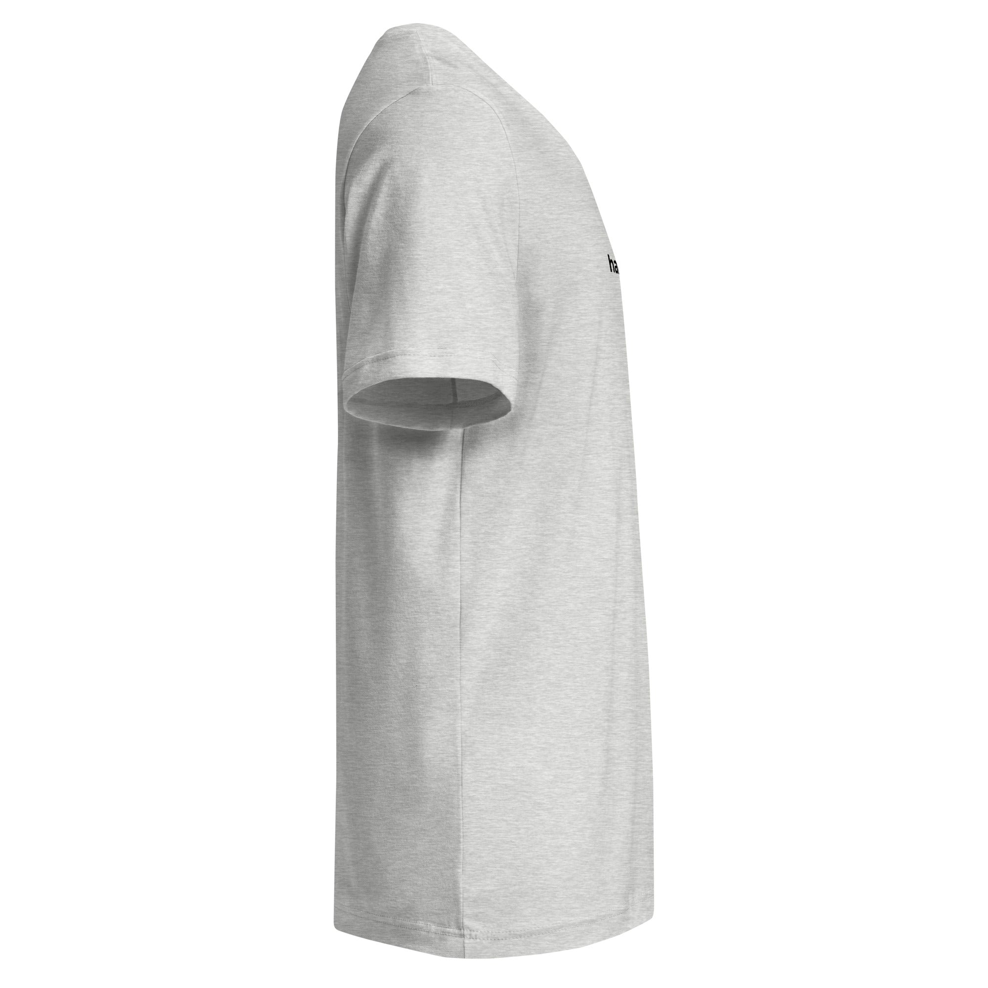 Kurzärmeliges Unisex-T-Shirt mit V-Ausschnitt: T-Shirt bedruckbar - Hall.one