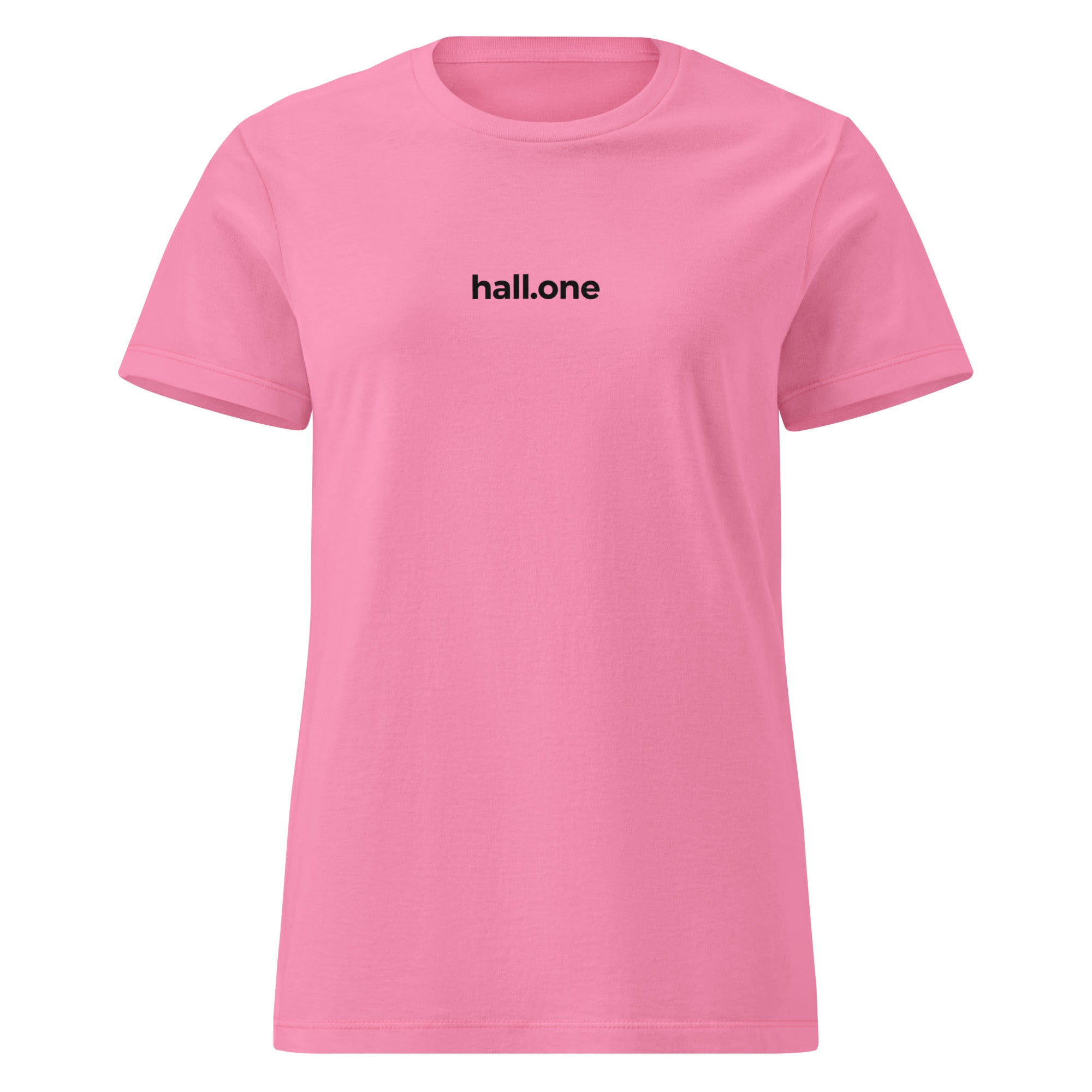 Basic Softstyle T-Shirt für Damen: Damen-T-Shirt mit Logo - Hall.one