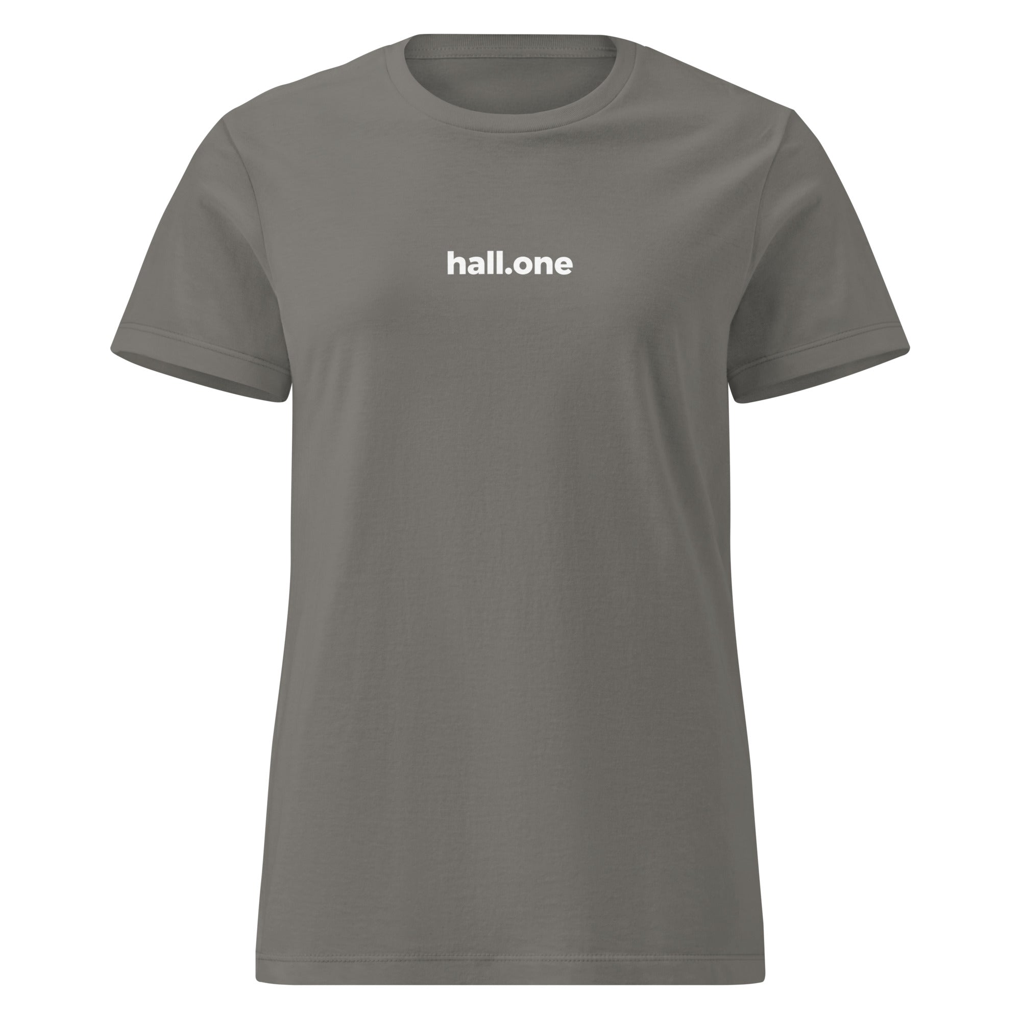 Basic Softstyle T-Shirt für Damen: Damen-T-Shirt mit Logo - Hall.one