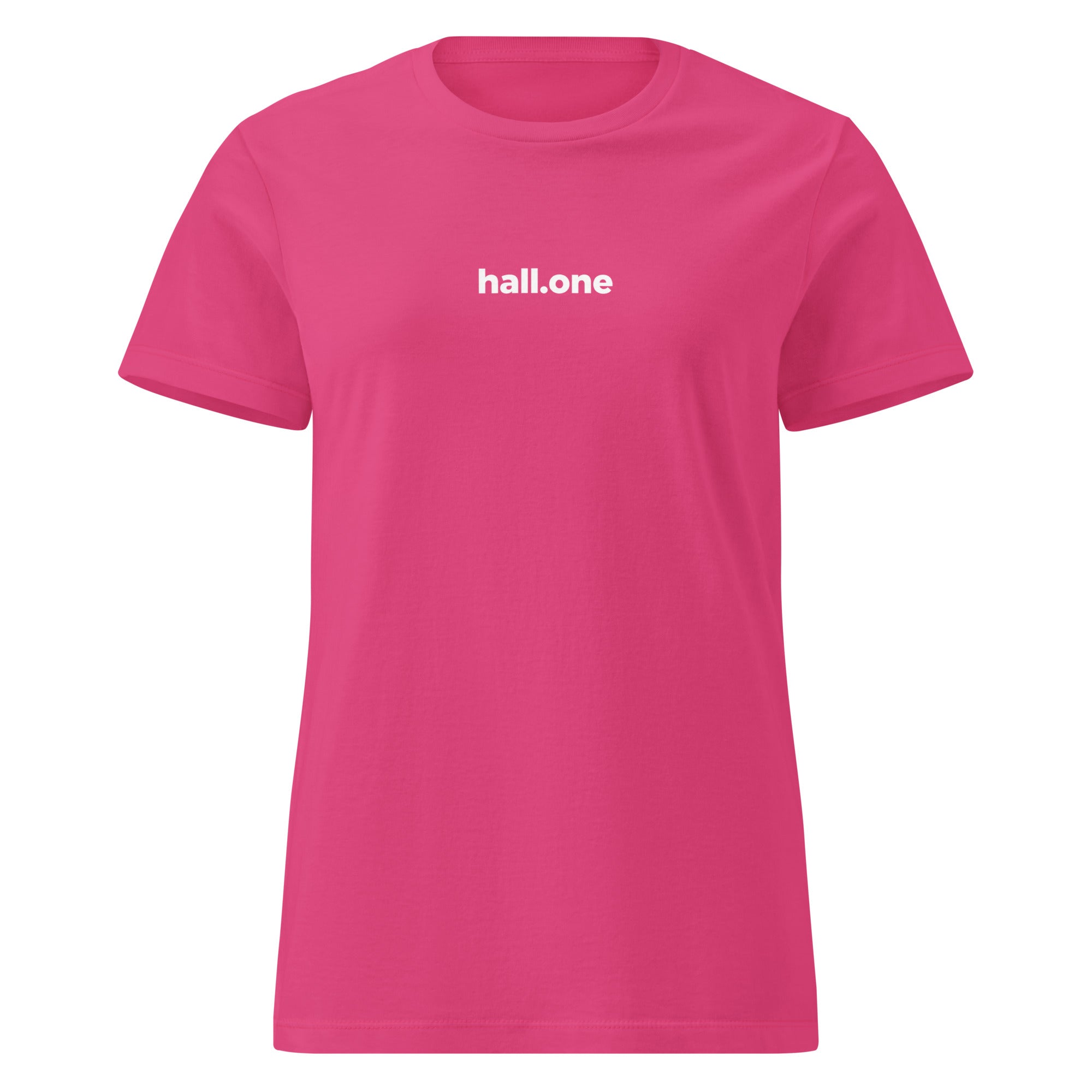 Basic Softstyle T-Shirt für Damen: Damen-T-Shirt mit Logo - Hall.one