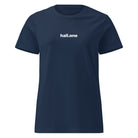 Basic Softstyle T-Shirt für Damen: Damen-T-Shirt mit Logo - Hall.one