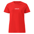 Basic Softstyle T-Shirt für Damen: Damen-T-Shirt mit Logo - Hall.one