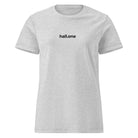 Basic Softstyle T-Shirt für Damen: Damen-T-Shirt mit Logo - Hall.one