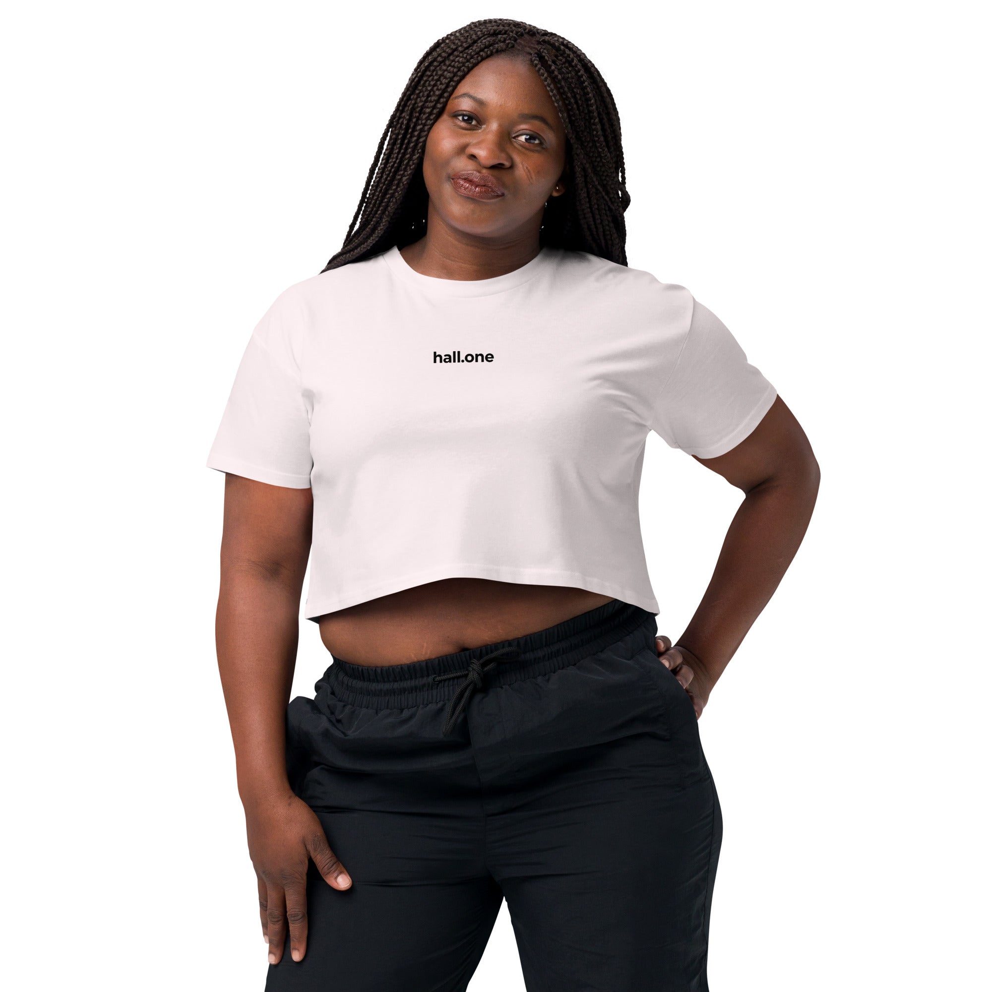 Damen-Crop-Top: Crop-Top bedruckbar - Hall.one