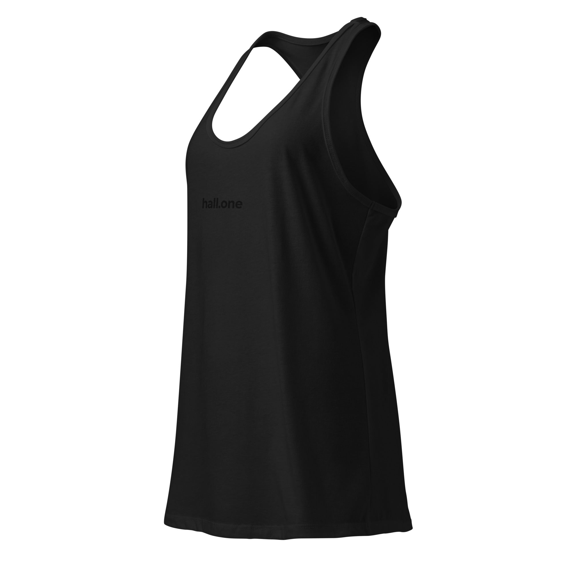 Ideales Racerback-Tanktop für Damen: Tanktop mit Logo - Hall.one