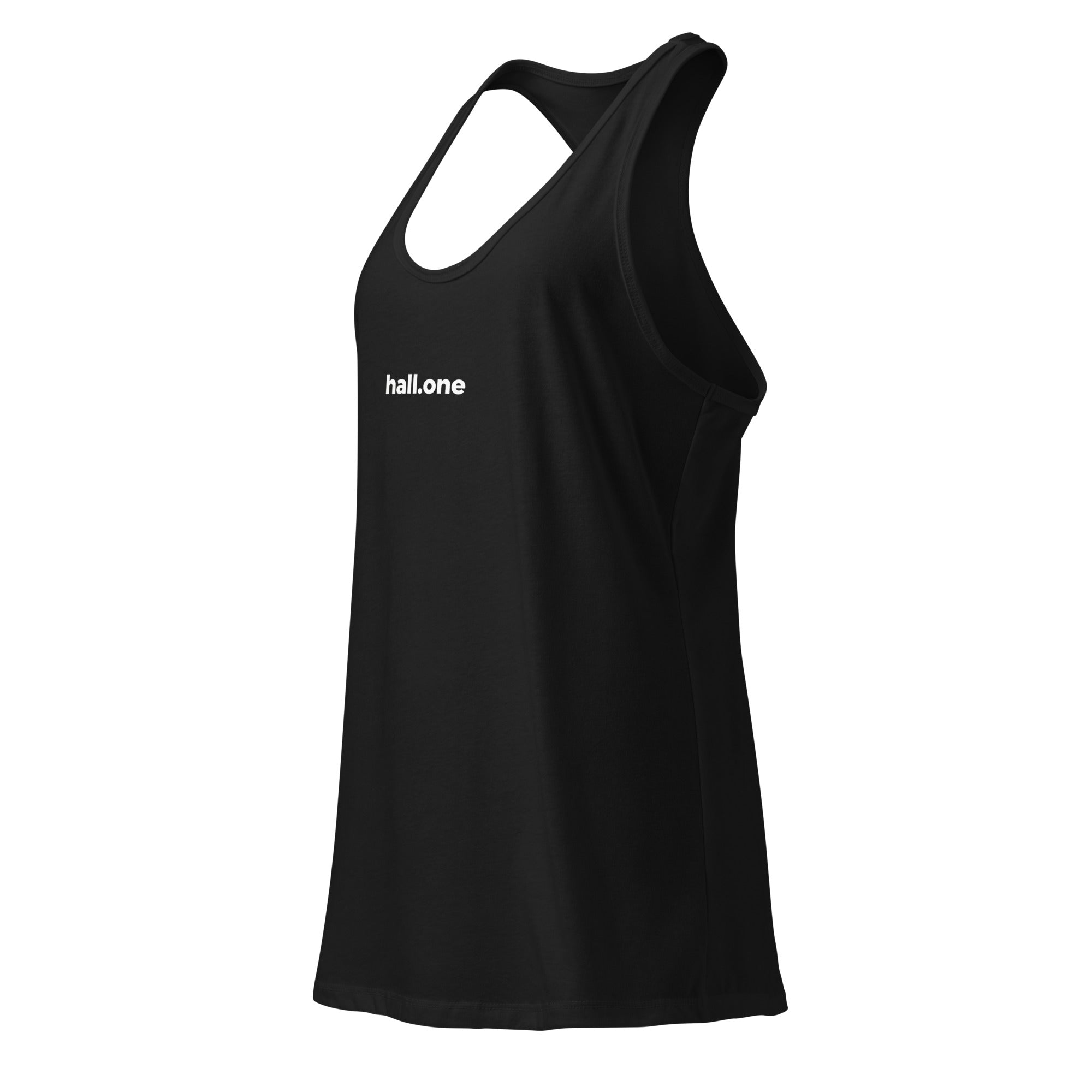 Ideales Racerback-Tanktop für Damen: Tanktop mit Logo - Hall.one