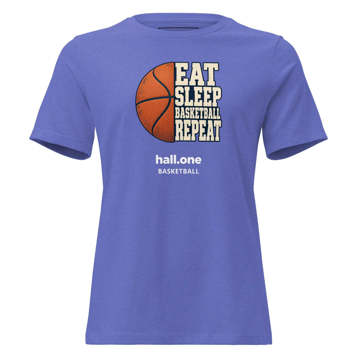 hall.one Women’s T-Shirt | Eat Sleep Basketball Repeat – Image 5 of 24