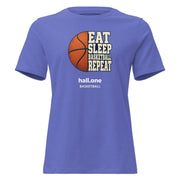 hall.one Women’s T-Shirt | Eat Sleep Basketball Repeat – Image 5 of 24
