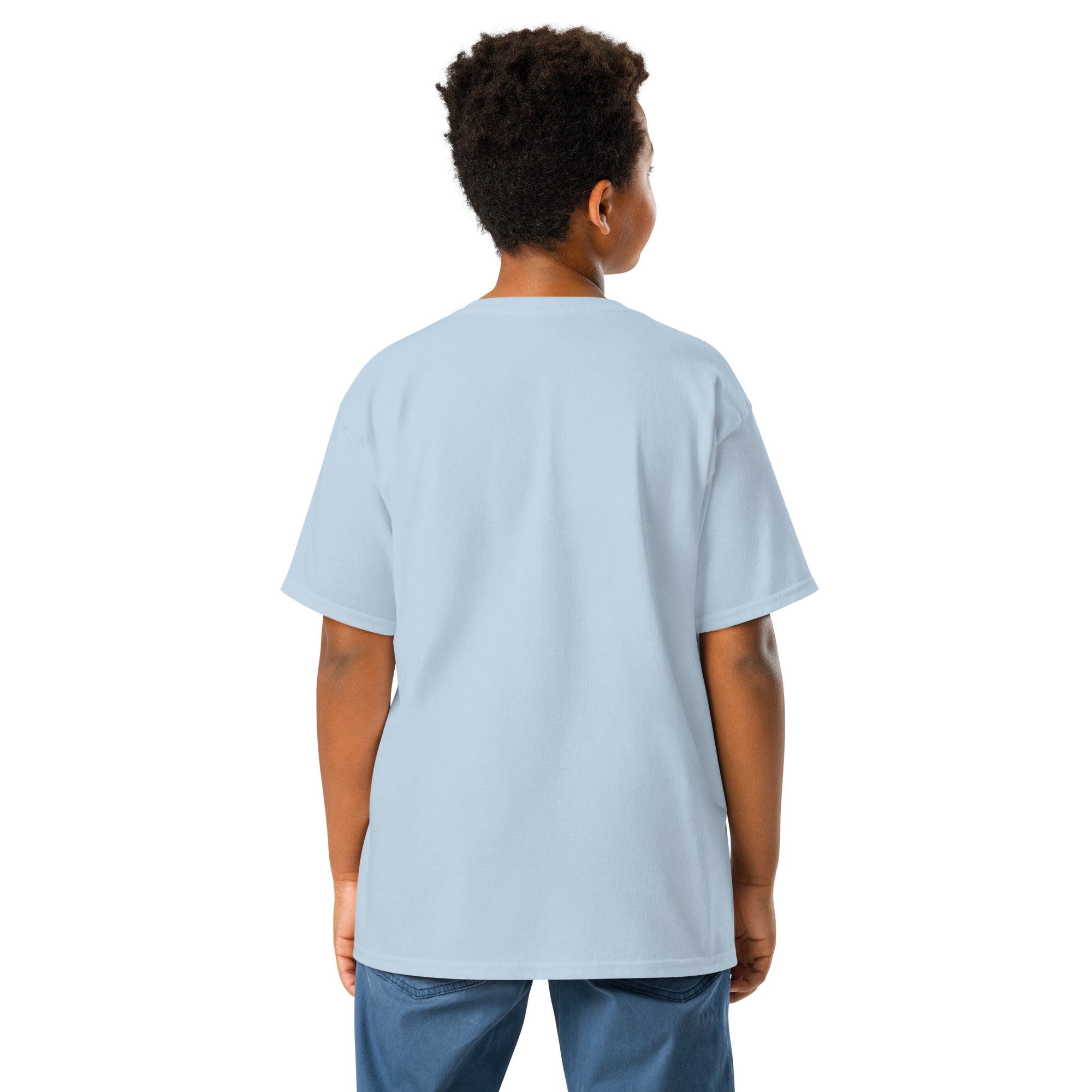 Klassisches T-Shirt für Jugendliche: personalisierbares T-Shirt Jugend - Hall.one